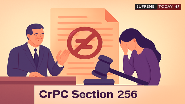 Magistrate Discretion and Complainant Absence Under Section 256 CrPC: Legal Consequences