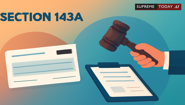Magistrate Discretion under Section 143A NI Act: Interim Compensation in Cheque Bounce Cases