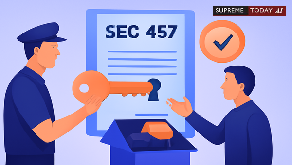 Securing Magistrate Orders for Property Release Under Section 457 CrPC Without FIR or Reports