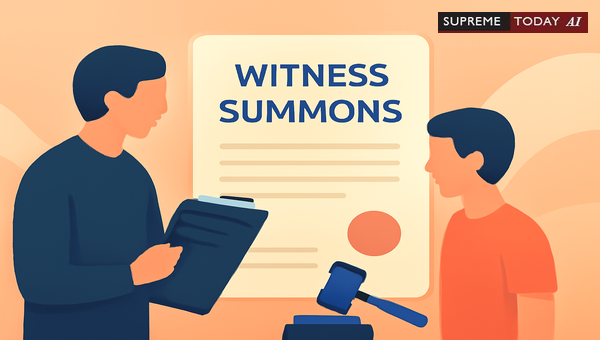 When Magistrates Can Issue Witness Summons in Private Complaints Following Cognizance