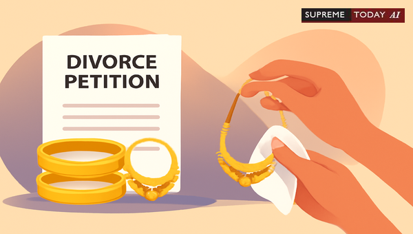 Maintainability of Counter Claims for Gold Ornaments in Divorce Petitions Under HMA