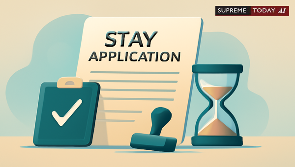 Maintainability of Stay Applications Filed Following Years of Delay in Execution Proceedings