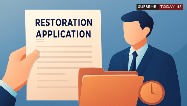 Maintainability of Restoration Applications for Dismissed Criminal Revisions under CrPC