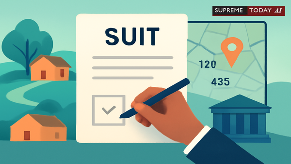 Maintainability of Property Declaration Suits for Lands Located in Different Villages