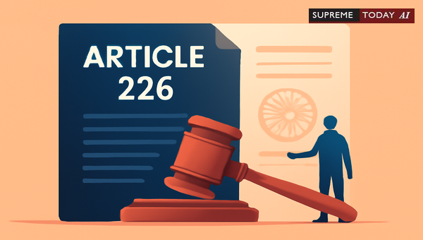 Maintainability of Article 226 Writ Petitions to Enforce Government Administrative Guidelines