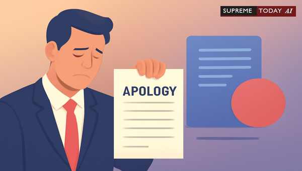 Do Apology Letters Constitute Admissions of Guilt in Contempt of Court Proceedings?