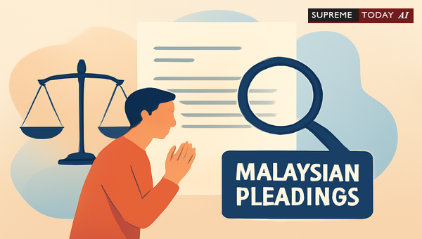 Pleading Material Facts in Malaysian Civil Procedure: Essential Requirements for Statements of Claim