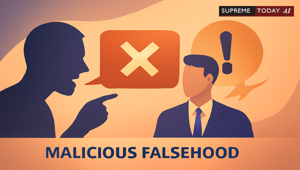 Malicious Falsehood: Key Differences from Defamation