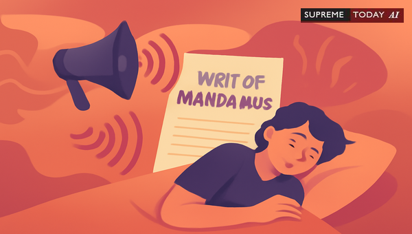 Mandamus Writs for Right to Sleep: Article 21 Enforcement Against Noise Pollution