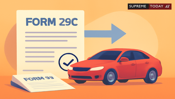 Mandatory Compliance Obligations for Form 29C in Motor Vehicle Ownership Transfers