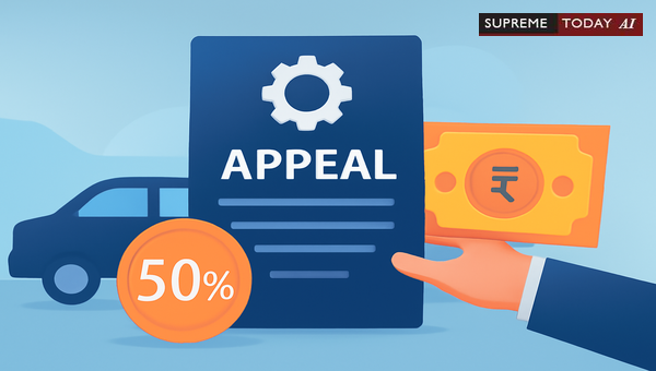 Mandatory Deposit Requirements for Admitting Motor Accident Claims Appeals in India