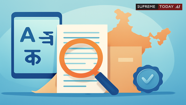 Mandatory Document Translation in Indian Courts and Legal Proceedings: Compliance Requirements