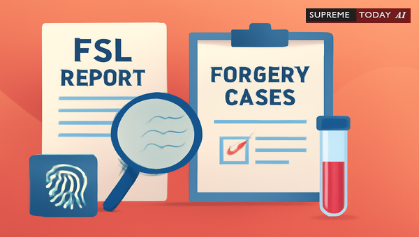 Mandatory Nature of Forensic Science Laboratory Reports in Forgery Prosecution Trials
