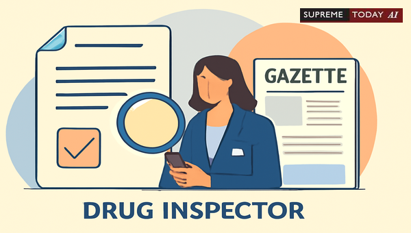 Mandatory Gazette Notification for Drug Inspector Appointment Under Section 21 of D&C Act