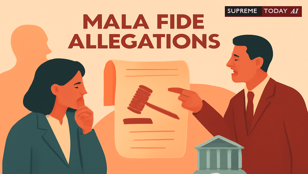Mala Fide Allegations: Mandatory Impleadment Requirements in Writ Proceedings