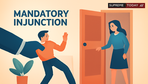 Mandatory Injunctions Cannot Substitute Due Process in Tenant Eviction Suits