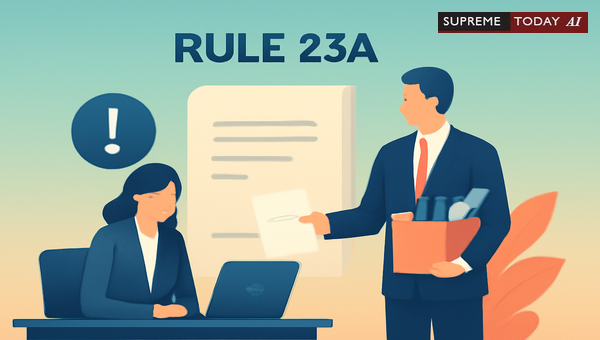 Mandatory Notice Requirements for Temporary Staff Termination under Rule 23A of Service Rules