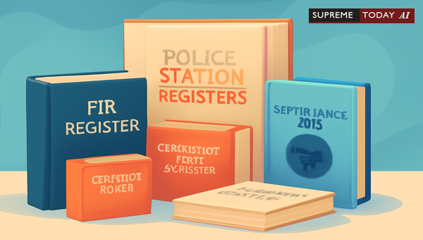 Mandatory Police Station Registers under Indian Criminal Law for Investigations and Surveillance