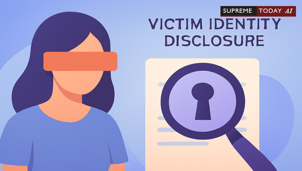 Mandatory Limits on Disclosing Victim Identities in Sexual Offences under Indian Penal Law