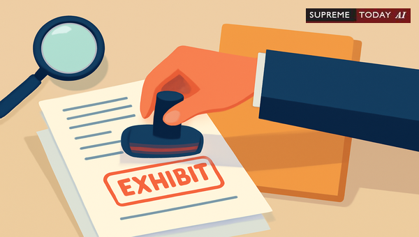 Why Marking a Document as an Exhibit Does Not Prove Its Contents in Court Proceedings