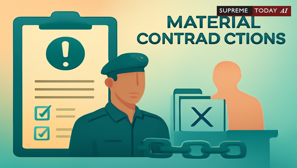 Impact of Material Contradictions on NDPS Act Prosecutions and Acquittal Grounds