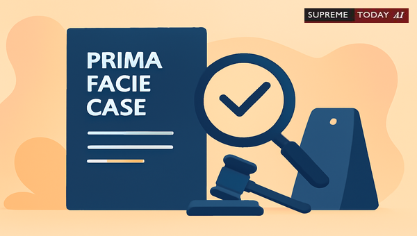 Prima Facie Case: Establishing Sufficient Initial Evidence for Civil and Criminal Trial
