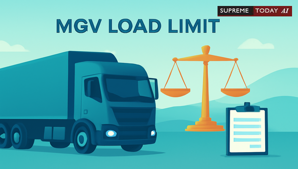 Calculating Permissible Load for 12000kg GVW Medium Goods Vehicles Under MV Act 1988