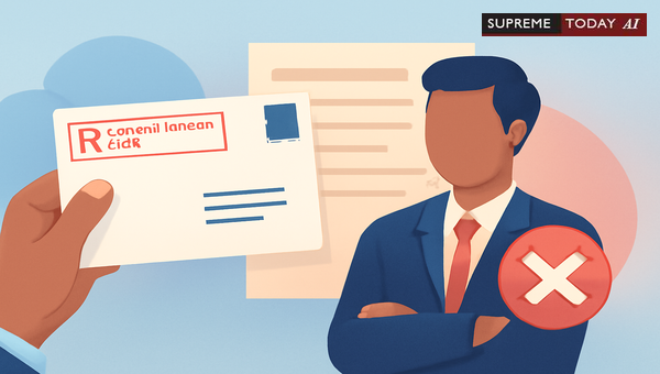 Does Mere Denial of Registered Notice Delivery Invalidate a Civil Suit? Legal Precedents