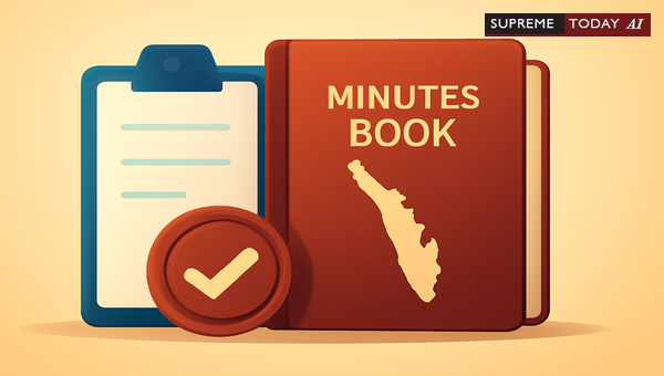 Admissibility and Authenticity of Minutes Books in Kerala Courts: Statutory Requirements