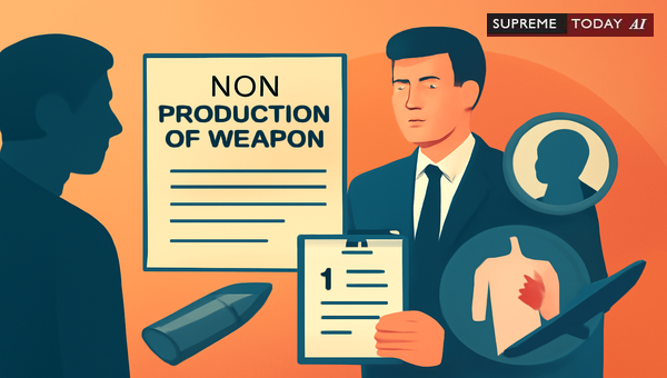 Impact of Missing Weapon Evidence on Criminal Convictions in Indian Courts