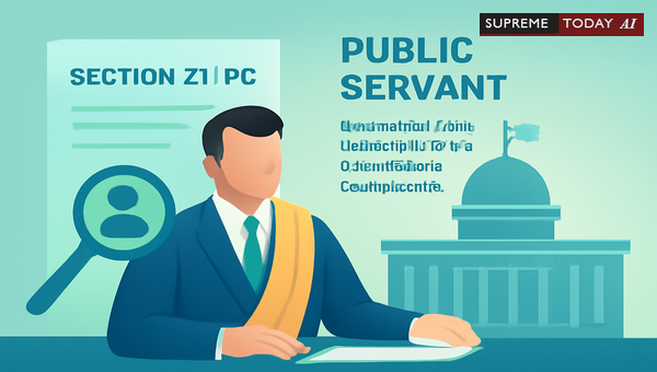 Judicial Status of MLAs: Are Legislative Assembly Members Public Servants Under Section 21 IPC?