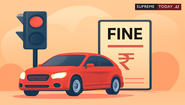 Red Light Jumping Penalties and Motor Vehicles Act Liability for Traffic Signal Violations