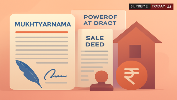 Mukhtyarnama for Sale Deeds: Property Transfer Authority, Registration Requirements, and Forgery Risks