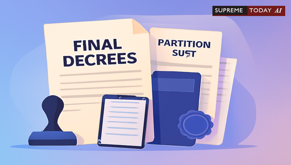Can Multiple Final Decrees Be Issued in Partition Suits? Supreme Court Rulings Analyzed
