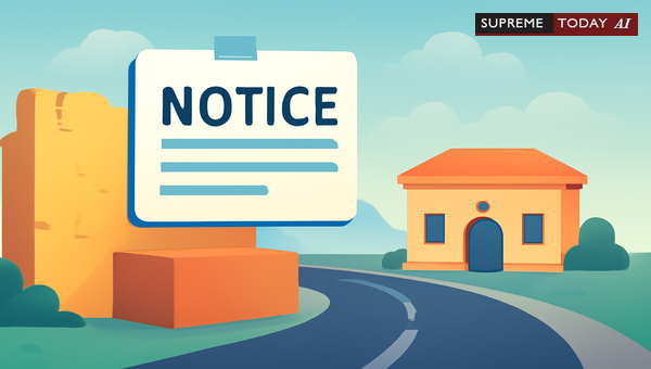 Is Issuing a Baseless Road Encroachment Notice a Criminal Act by Municipal Authorities?