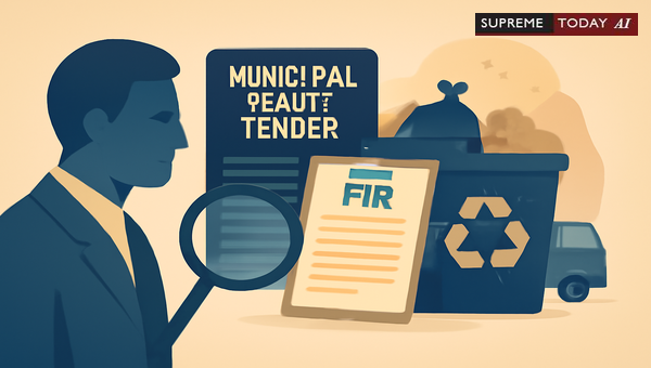 Municipal Tender Discrepancies and FIR Grounds Under Indian Criminal Law