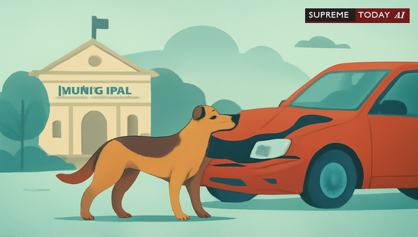 Liability of Municipalities and Panchayats for Property Damage Caused by Stray Dog Menace