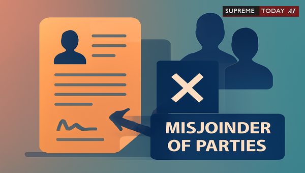 Is Explicit Pleading of Misjoinder of Parties Required in Defendant Written Statements?