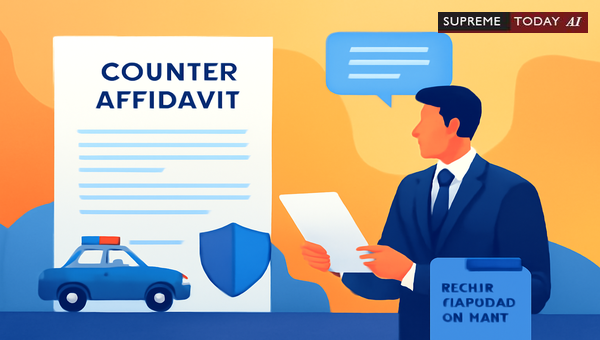 Structuring Counter Affidavits for MVOP 286 of 2025: Addressing Investigation and Cooperation