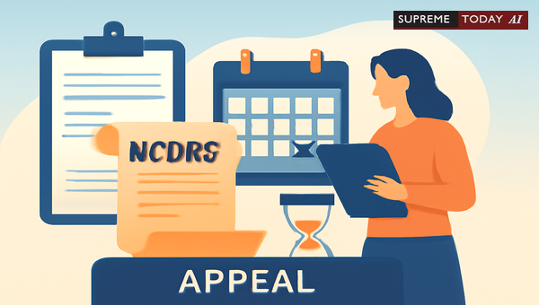 Limitation Period for NCDRC Appeals: Filing Deadline After SCDRC Default Orders
