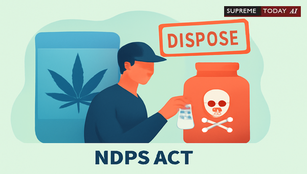 Establishing Drug Possession and NDPS Act Disposal Protocols in Judicial Precedents