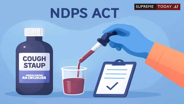 Procedures for Sampling Cough Syrup Seizures under NDPS Act Compliance