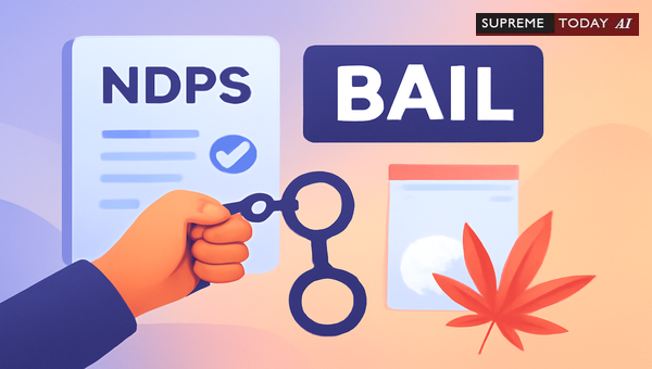 Bail Challenges for Accused Not Arrested at NDPS Contraband Detection: Section 37 Analysis