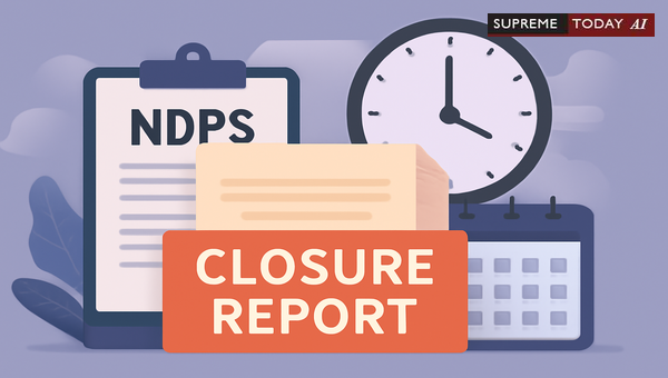 Prosecution Challan Delay and Illegal Extension Impact on Default Bail in NDPS Cases