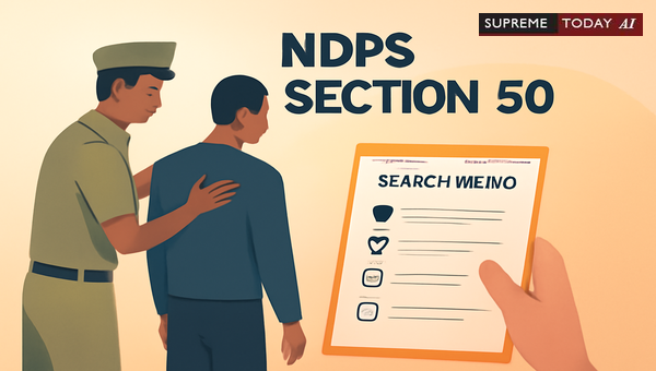 Is a Written Search Memo Mandatory During Personal Body Searches Under Section 50 NDPS Act?