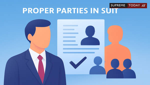 Necessary Parties in Specific Performance Suits: Rules on Third-Party Impleadment