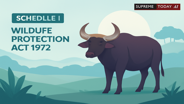 Neelgay Protection Under Schedule I of the Wildlife Protection Act 1972