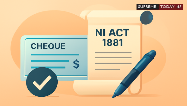 Negotiable Instruments Act Section 118 Presumptions and Cheque Dishonour Rebuttal Standards