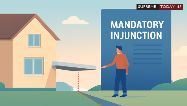 Remedies Against Adjoining Neighbor Property Encroachment via Projecting Slab