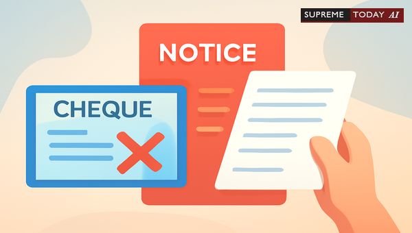 NI Act 138: Why No Pre-Cognizance Notice is Required for Cheque Bounce Complaints